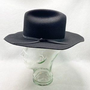 Bradford Western by Resistol Black Wool Youth Rancher 6 3/4 & Smaller